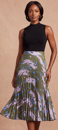 2 in 1 pleated dress