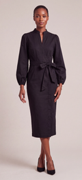 Midi wrap black