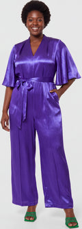 Purple jumpsuit