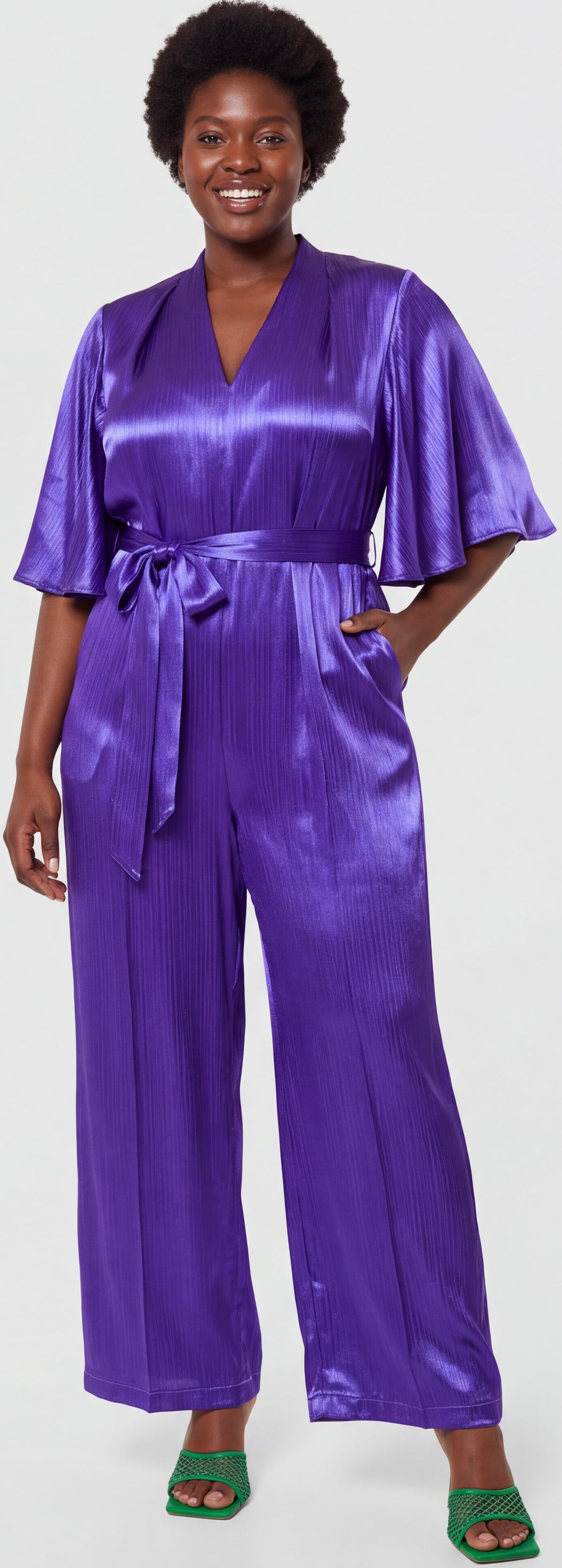 Purple jumpsuit