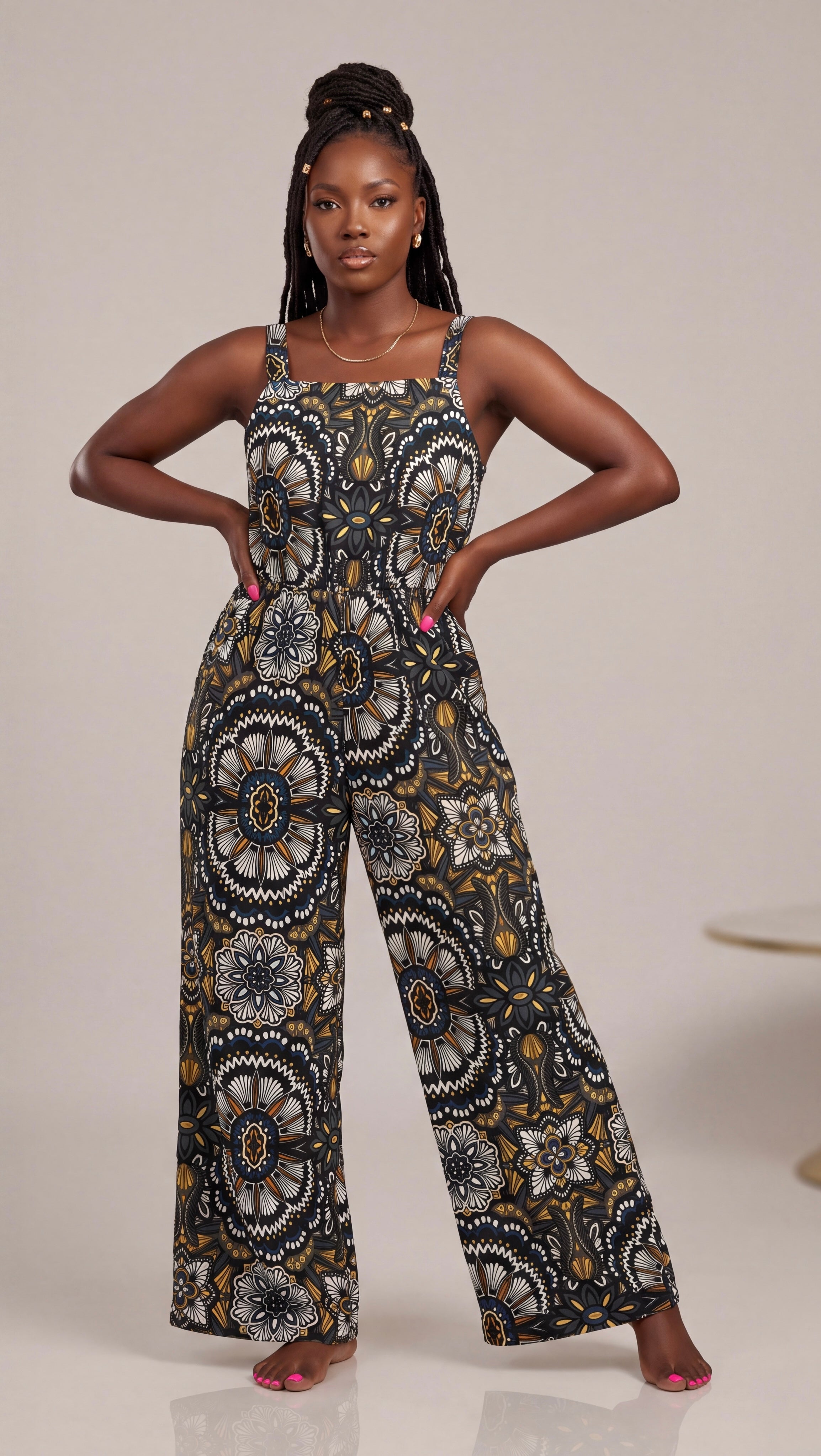 Floral jumpsuit