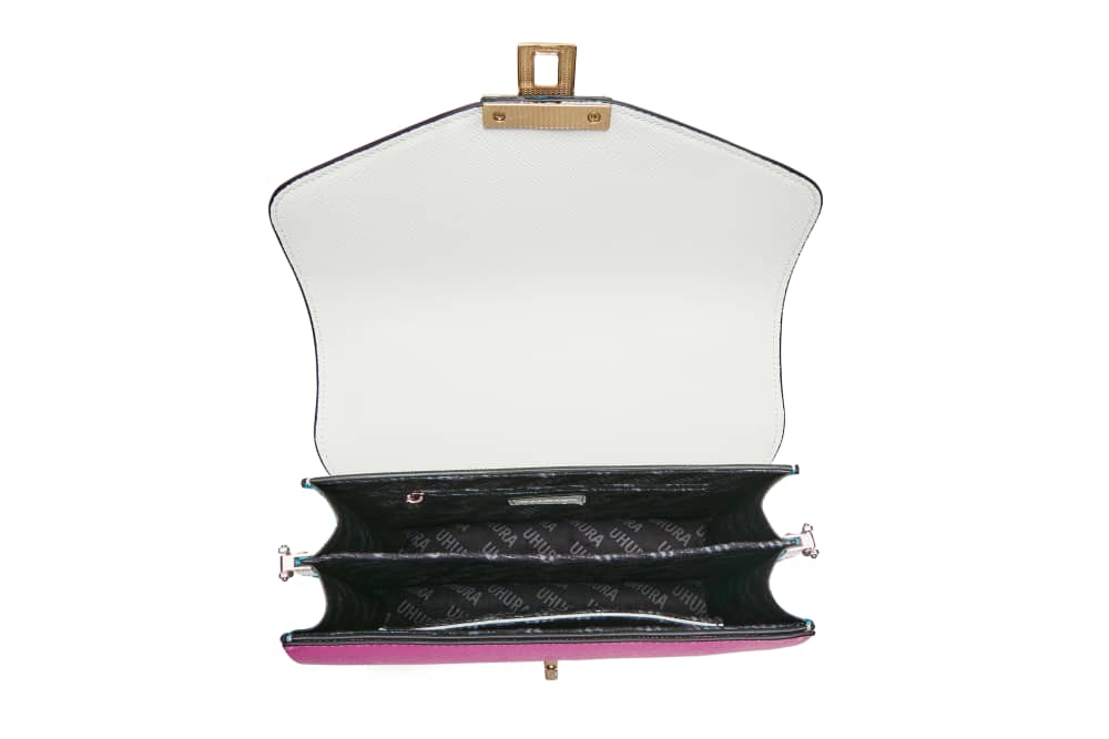 Multi colored crossbody bag