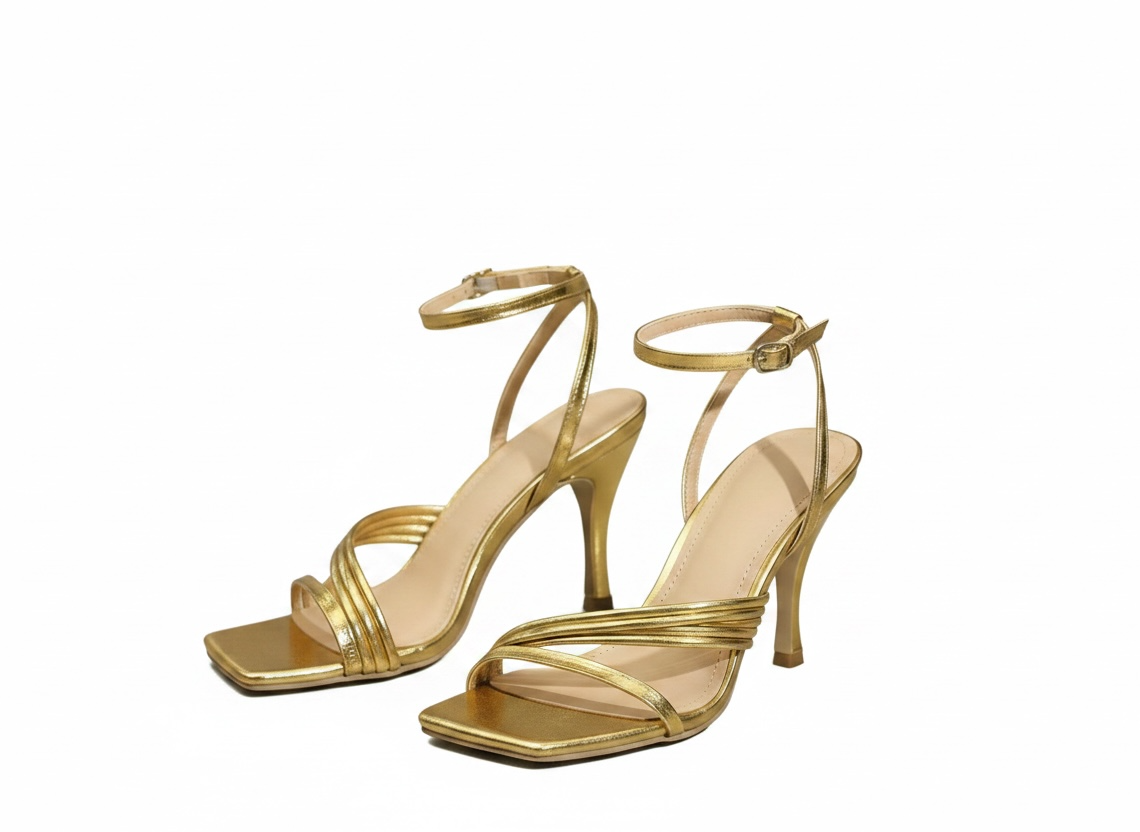 Gold sandals