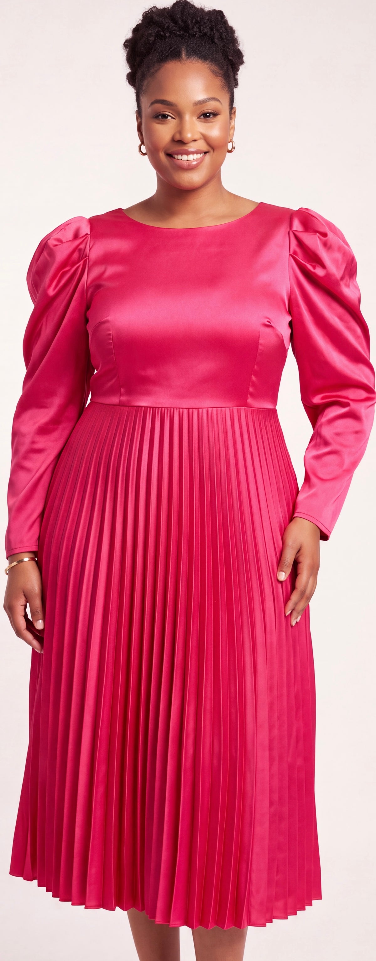 Midi Pleated dress