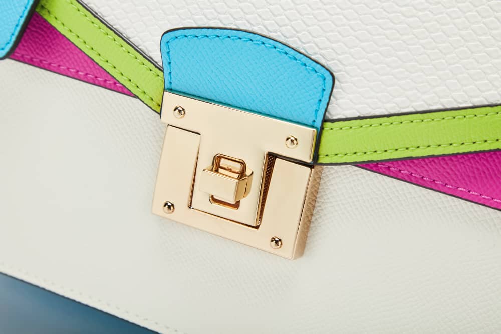 Multi colored crossbody bag