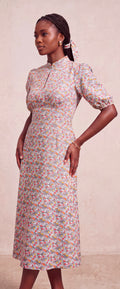 Print midi dress