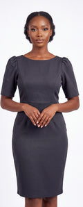 Midi black dress