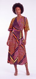 Midi print dress