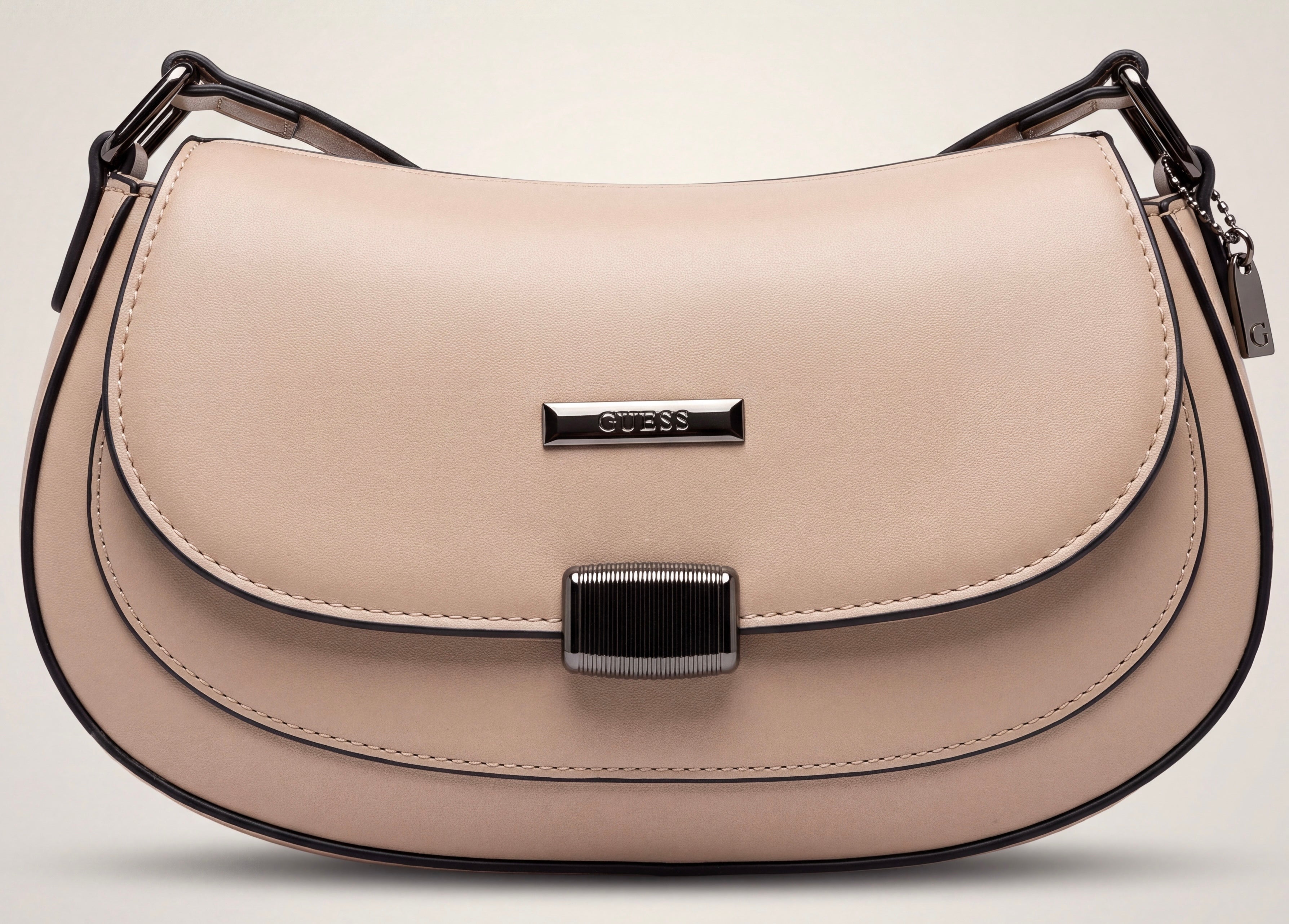 Nude crossbody bag
