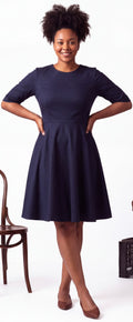 Black skater dress