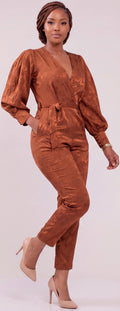 Brown jumpsuit