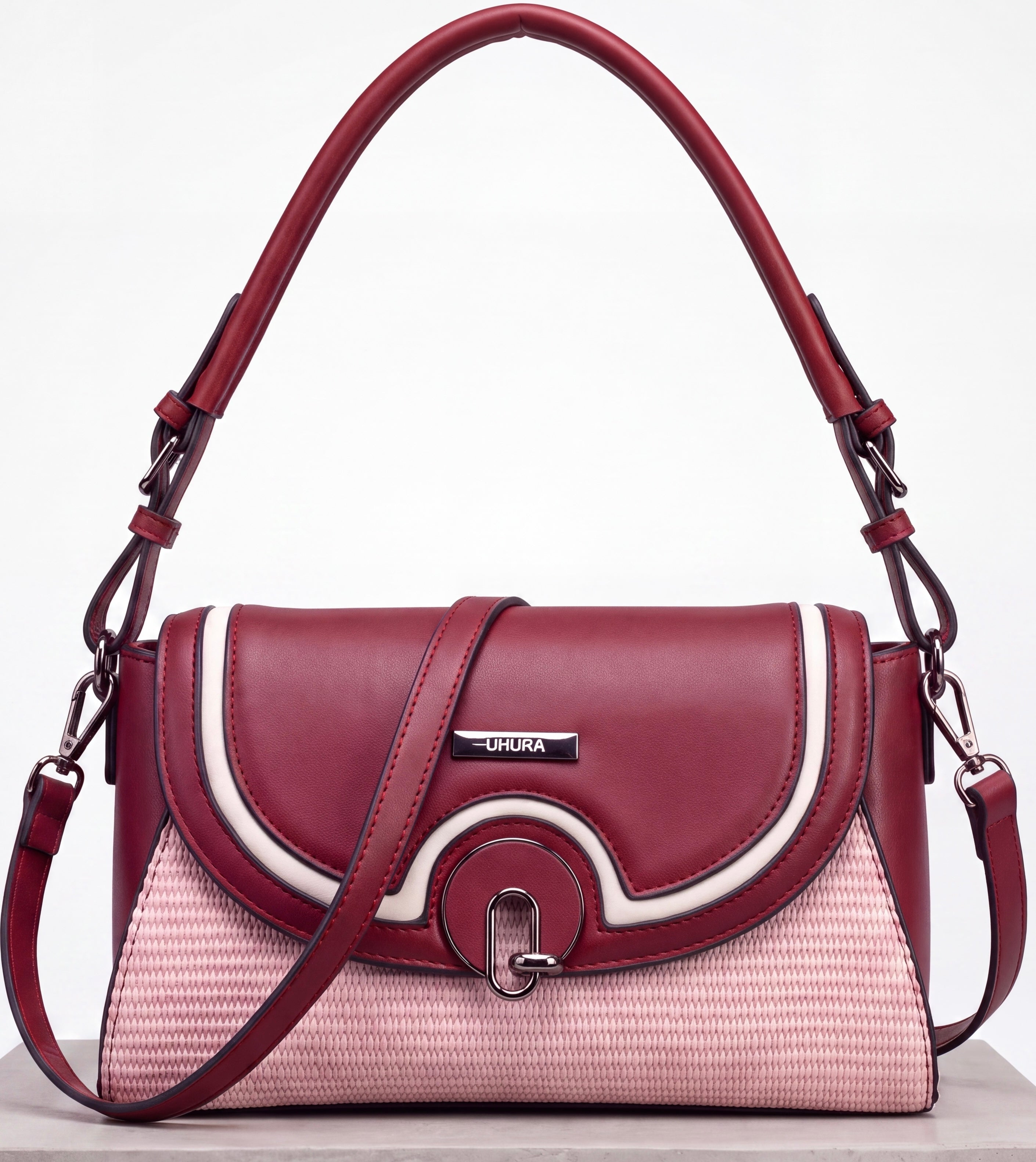 Burgundy bag