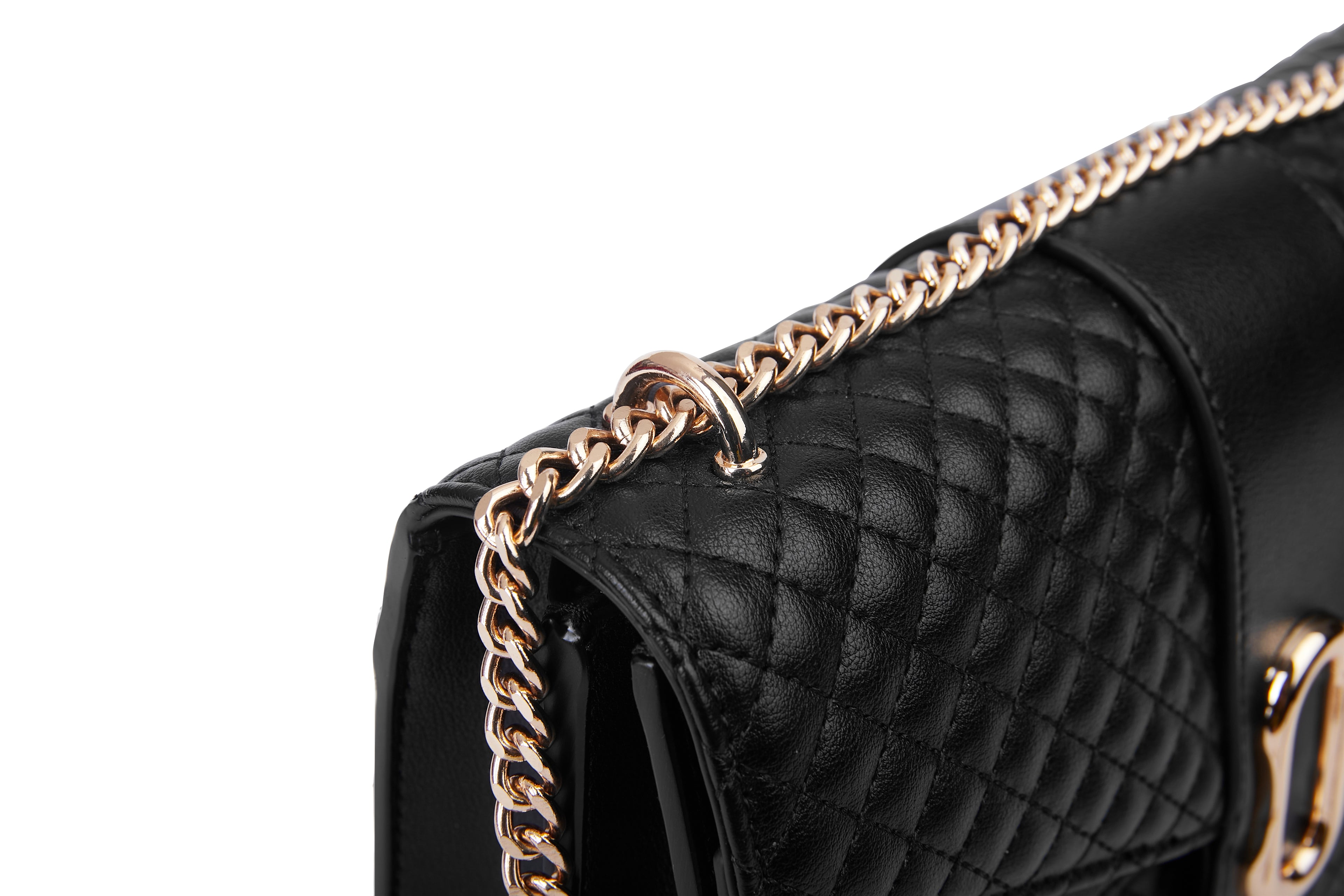 Black buckle bag