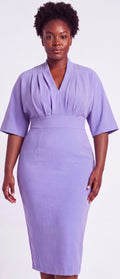 Lilac midi dress