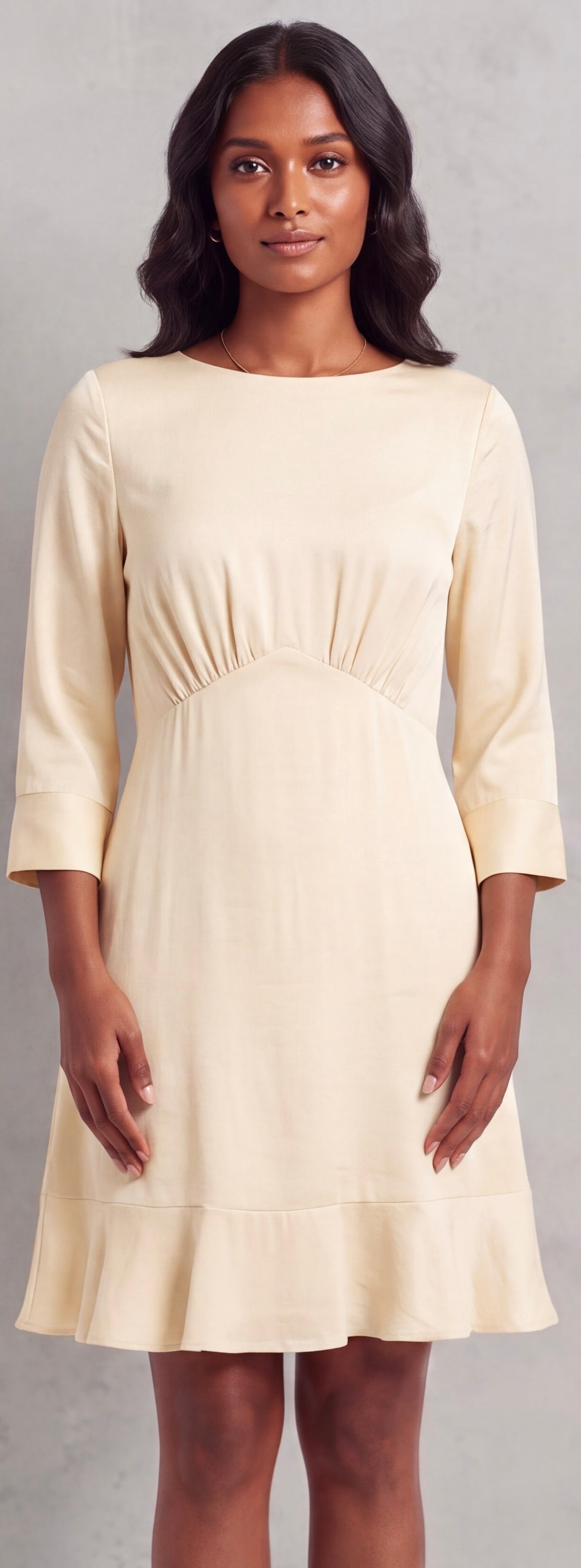 Cream dress