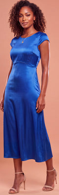 Midi blue dress
