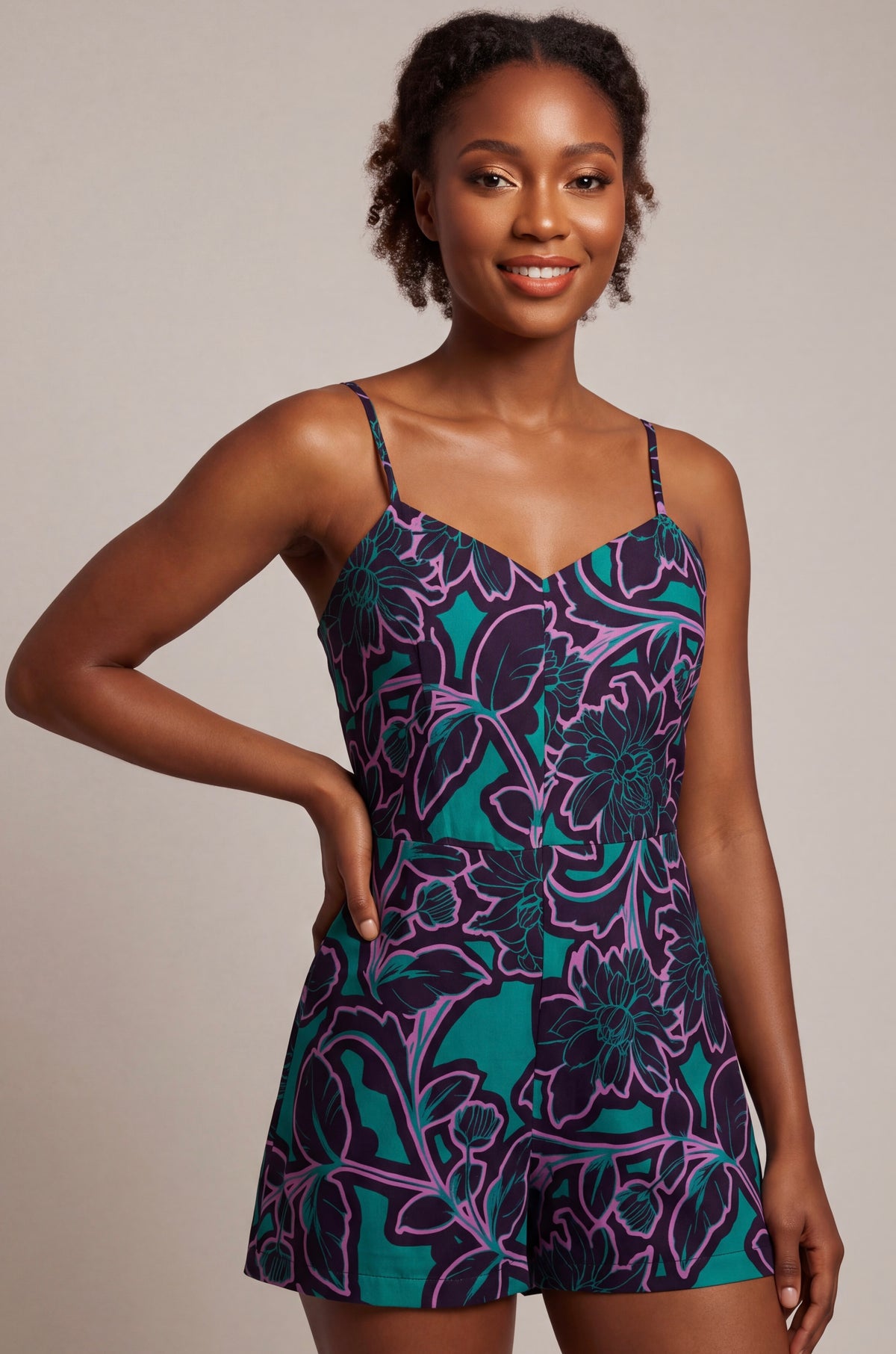 Print playsuit