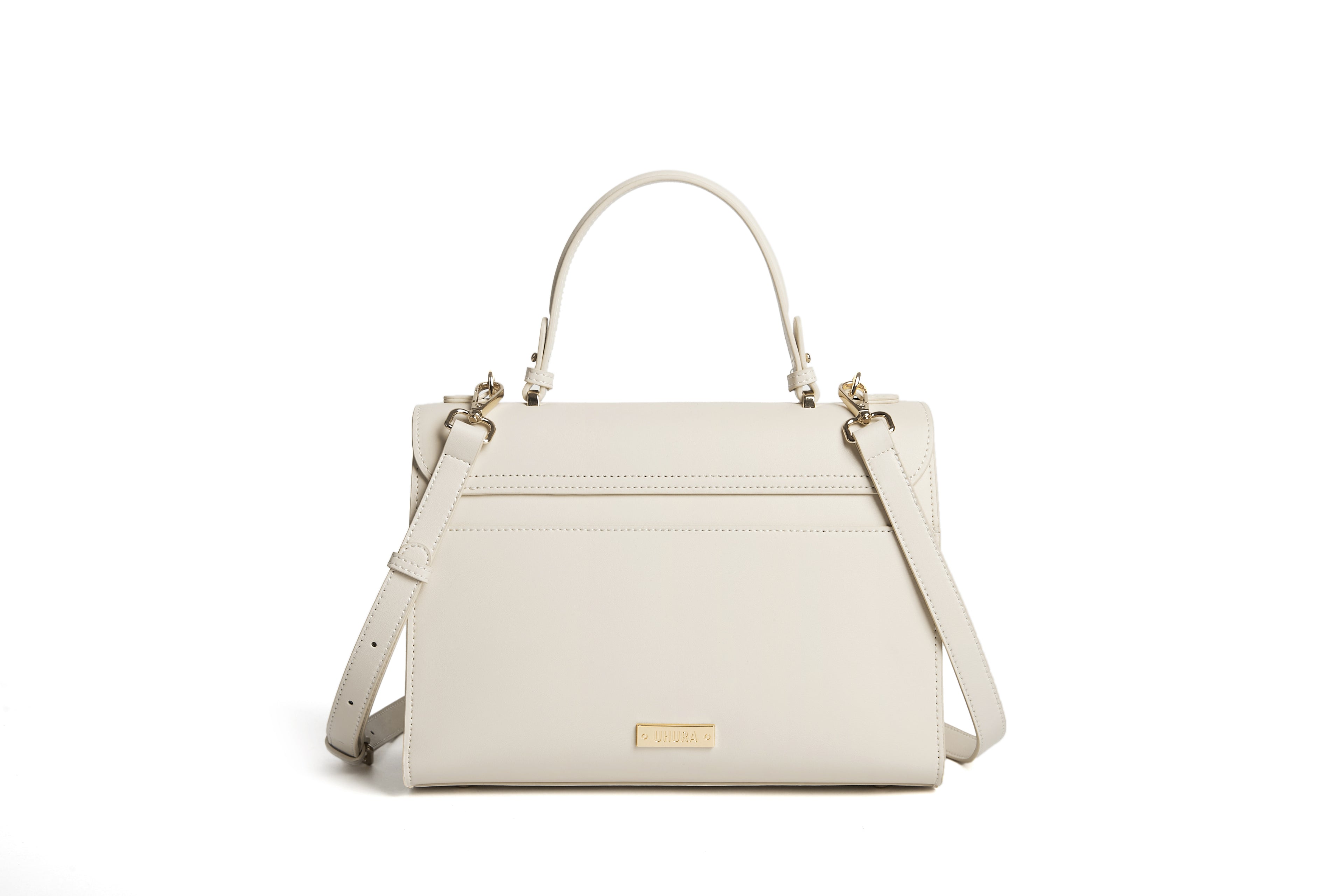 Cream medium size office bag