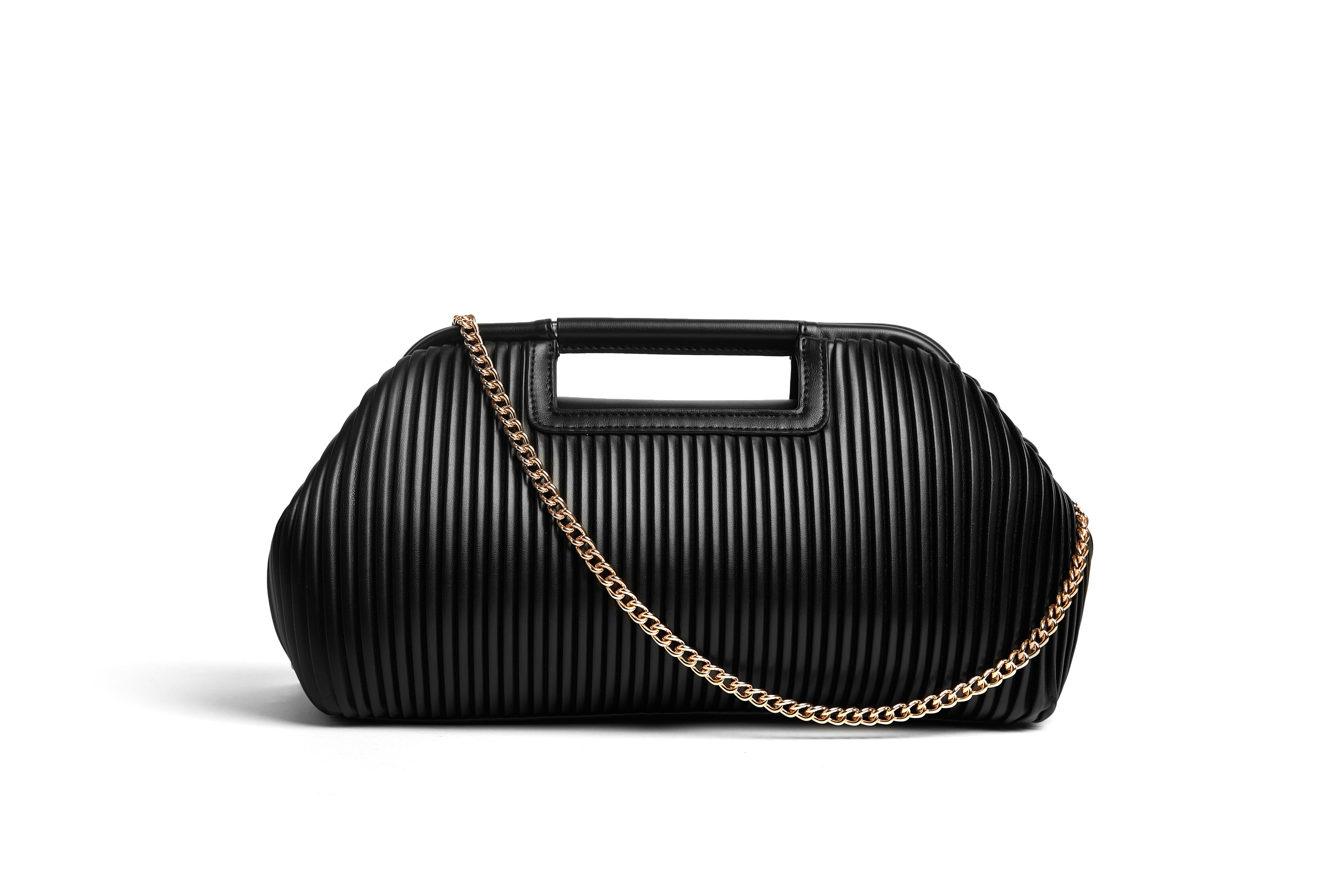 Black clutch large size bag