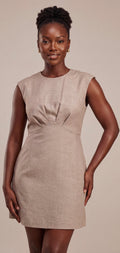 Midi khaki dress