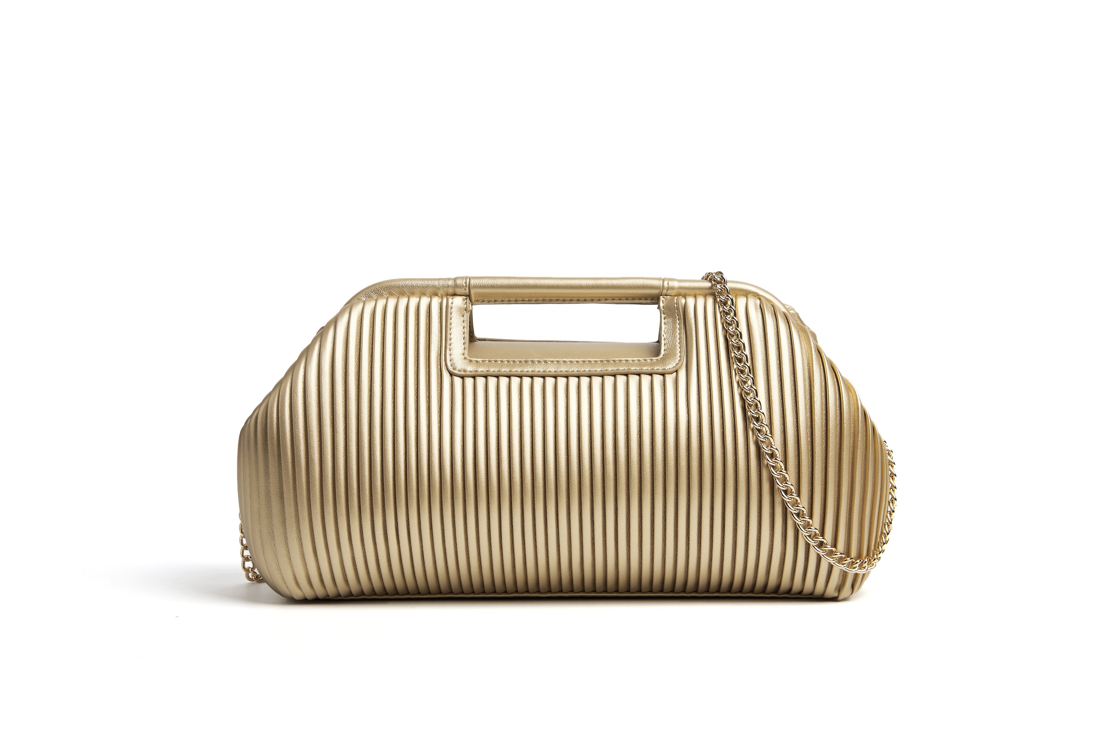 Gold clutch extra large bag
