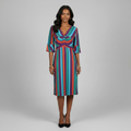 Multi stripe dress