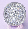 Silver dynamite brooch