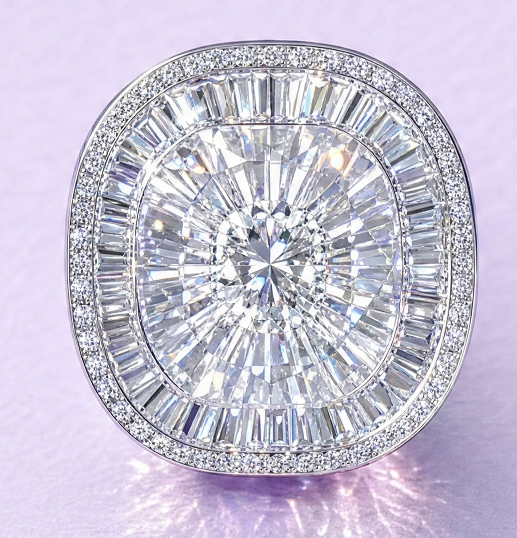Silver dynamite brooch