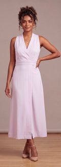 Blush midi dress