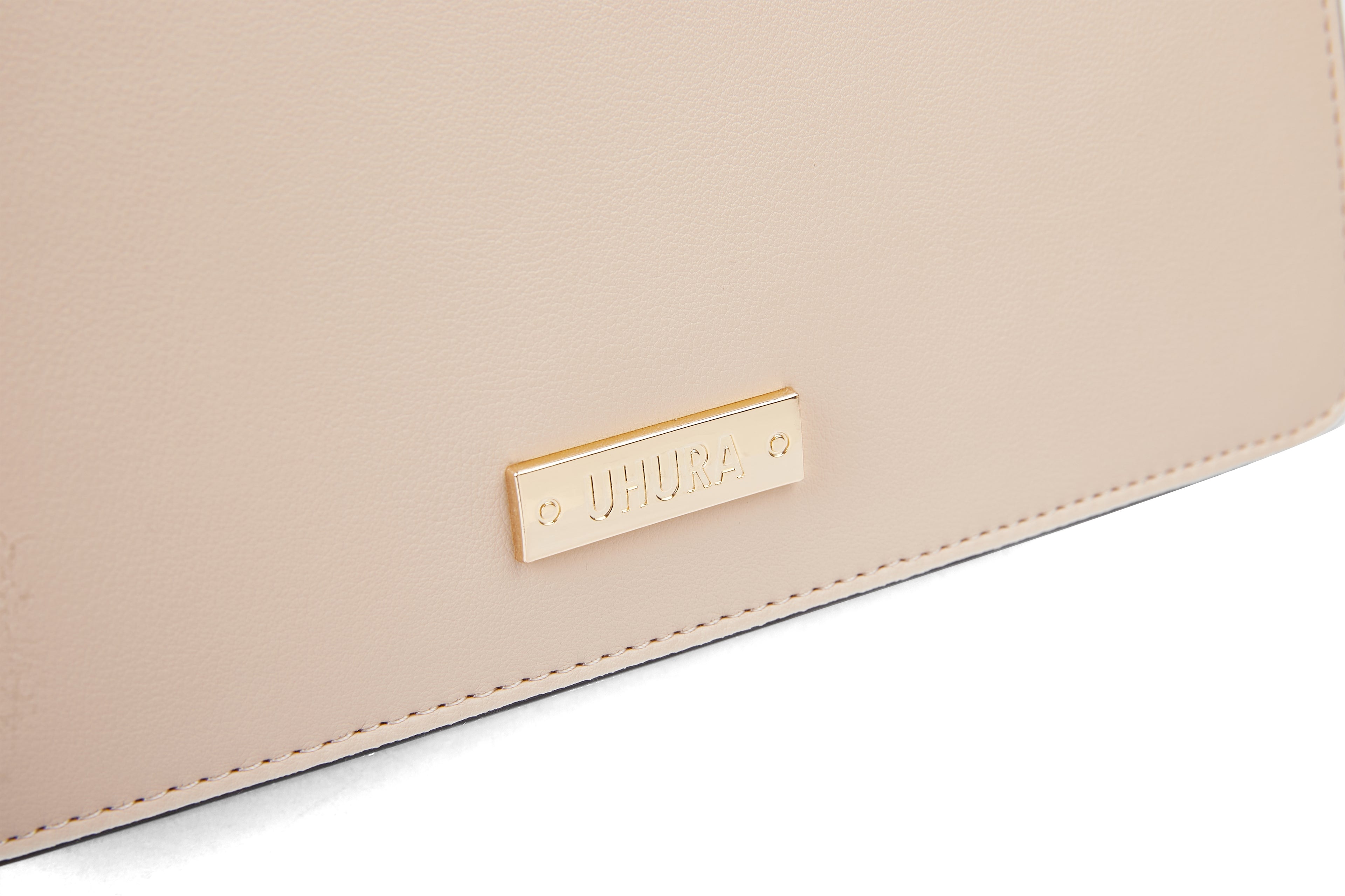 Nude buckle bag