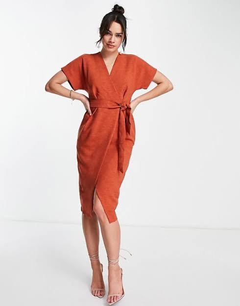 Mud wrap dress