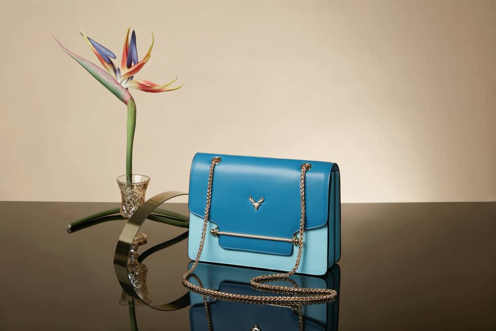 Aqua medium size bag
