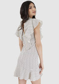 Mini polka dot dress