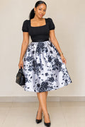 Monochrome skirt