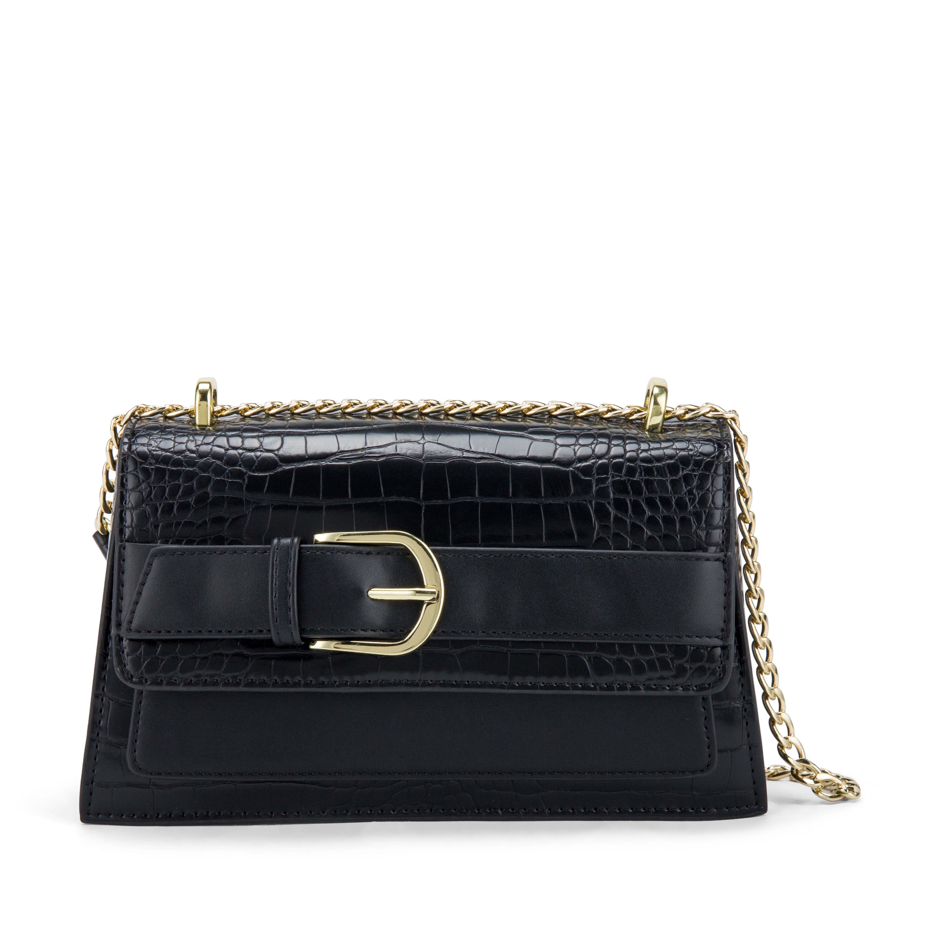 MINI BLACK BUCKLE BAG