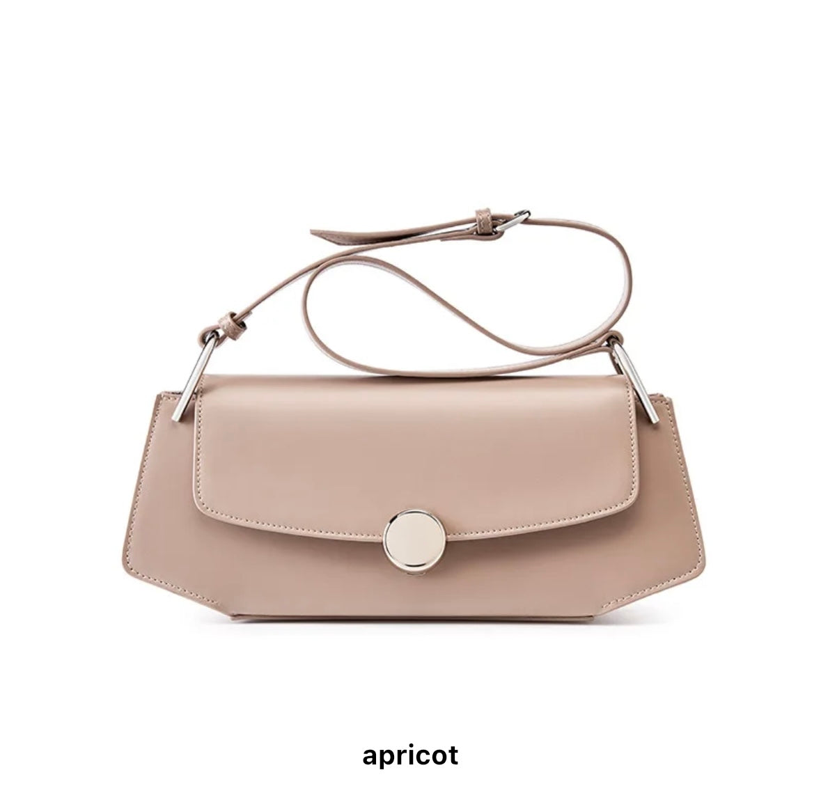 Nude longline bag