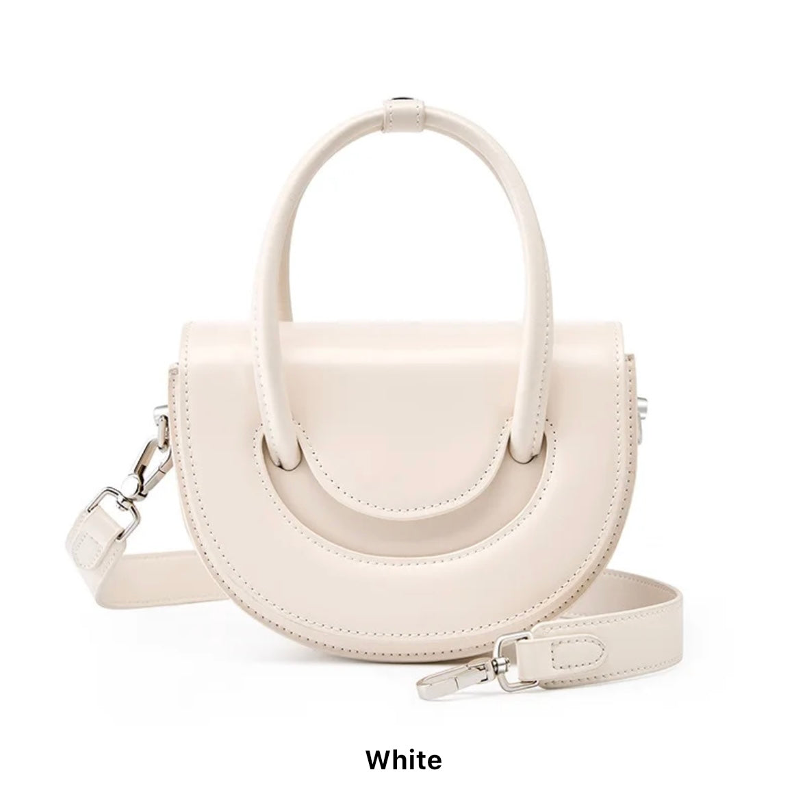 NUDE MINI MOON BAG