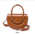 TAN MINI MOON BAG